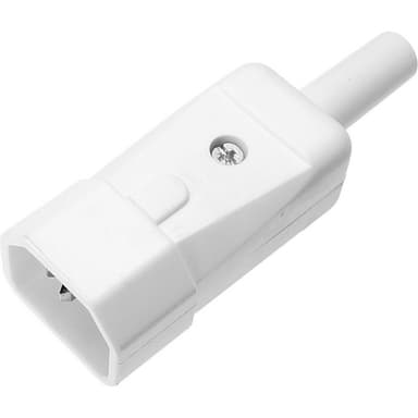 Kaiser 749/ws IEC-stik 749 Stik, lige Samlet poltal: 2