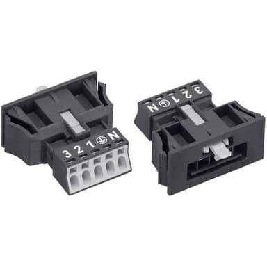 WAGO 890-715 Strømstik WINSTA MINI Stik, lige Samlet