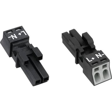 WAGO 890-222 Strømstik WINSTA MINI Tilslutning, lige