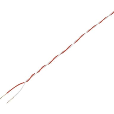 TRU COMPONENTS 1567408 Krydstråd 2 x 0.28 mm² Rød, Hvid 20 m