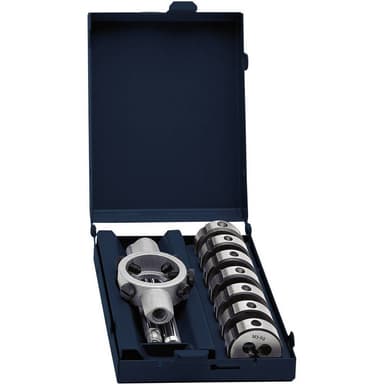 Exact 70418 Skærejernssats 8 dele HSS metrisk M3, M4, M5, M6, M8, M10