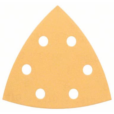 Bosch Accessories Best for Wood 2608607882 Deltaslibepapir med burrebånd, perforeret Kornstørrelse 120 Hjørnemå