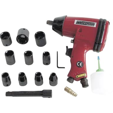 Brüder Mannesmann M 1503 Slagskruer med trykluft Værktøjsholder: 1/2 (12,5 mm) udvendig firkant Drejningsmoment (max.