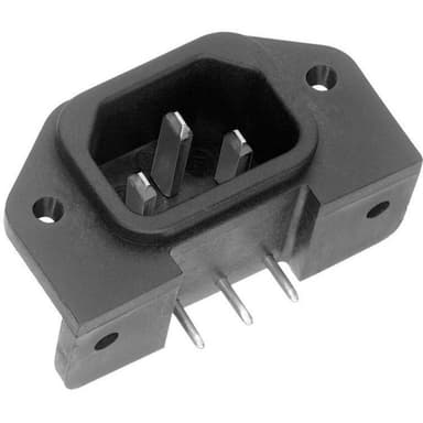 K & B 42R651611 IEC-stik 42R Stik, indbygning lodret