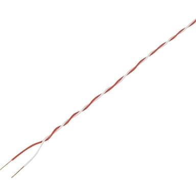 TRU COMPONENTS 1572354 Krydstråd 2 x 0.20 mm² Rød, Hvid 20 m