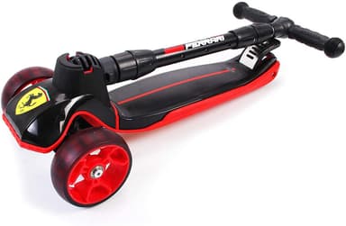 Ferrari sammenklappelig tvilling scooter til børn - rød.