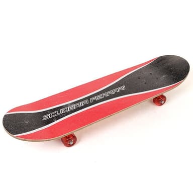 Ferrari Skateboard Double-Kick rød og sort