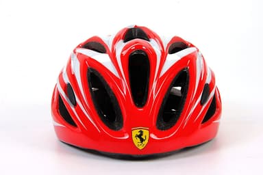 Cykelhjelm Ferrari - rød