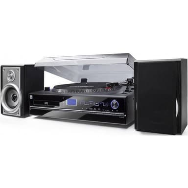 Dual NR 100 USB-pladespillere Remdrift Sort