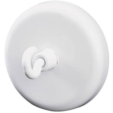 Dahle Magnet (Ø x H) 36 mm x 29 mm rund, med krog Hvid