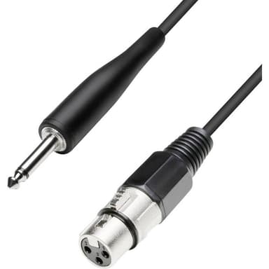 Microphone cable XLR female/jack