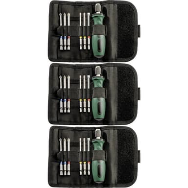 Metabo 626723000-3 Bitsæt 7 dele Krydskærv Pozidriv,