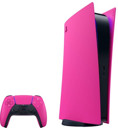PS5 Digital Edition konsol-cover (Nova Pink)