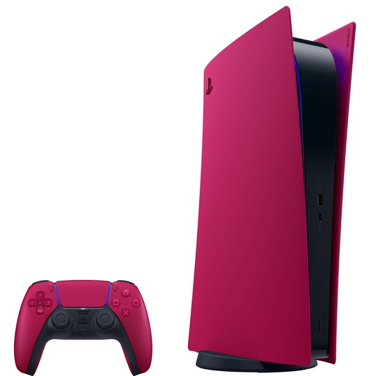 PS5 Digital Edition konsol-cover (Cosmic Red)