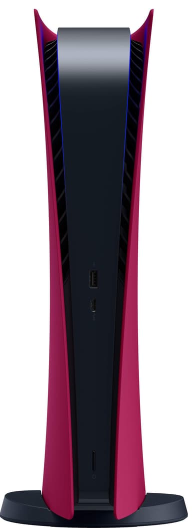 PS5 Digital Edition konsol-cover (Cosmic Red)