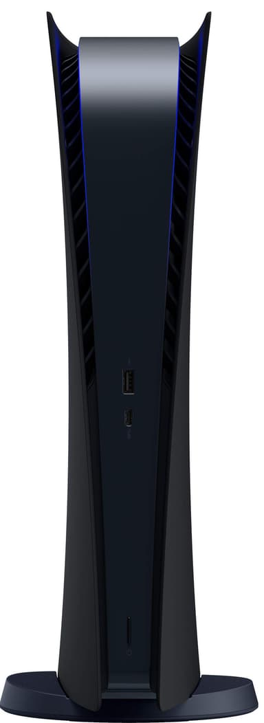 PS5 Digital Edition konsol-cover (Midnight Black)