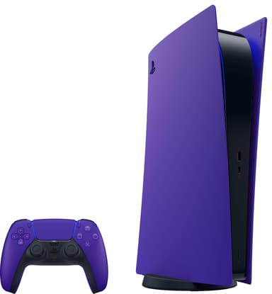 PS5 Digital Edition konsol-cover (Galactic Purple)