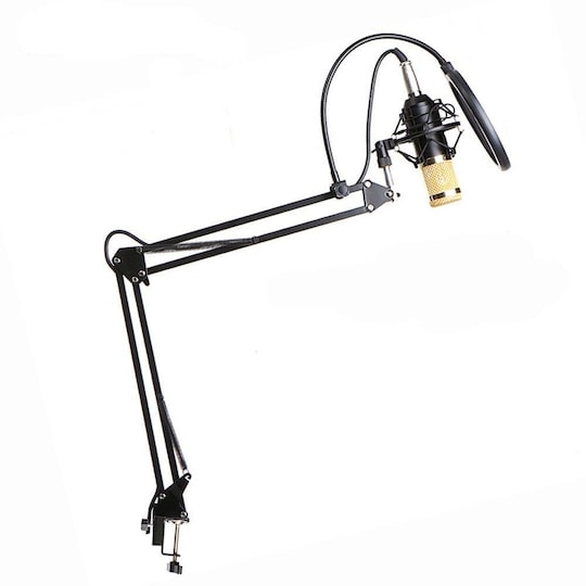 NÖRDIC BM800USB Mikrofon kits (BM-800) med den kondensatormikrofon, bord står popfilter shock mount lydkabel