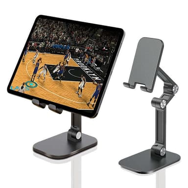 NÖRDIC Justerbar foldbar universal bord stativ til mobiltelefon tablet Iphone Ipad holder drejelig mobilt stativ