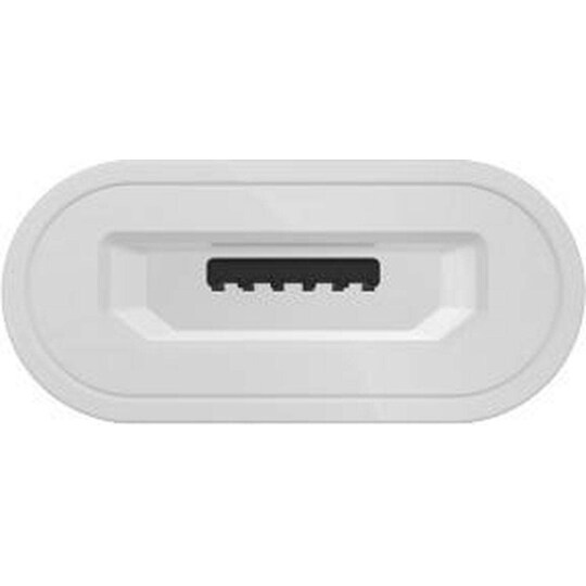 Mcdodo Micro USB til Lightning adapter hvid opladning og synkronisering