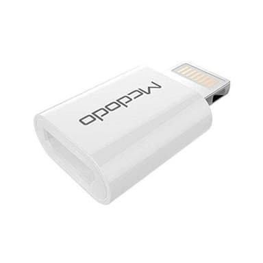 Mcdodo Micro USB til Lightning adapter hvid opladning og synkronisering
