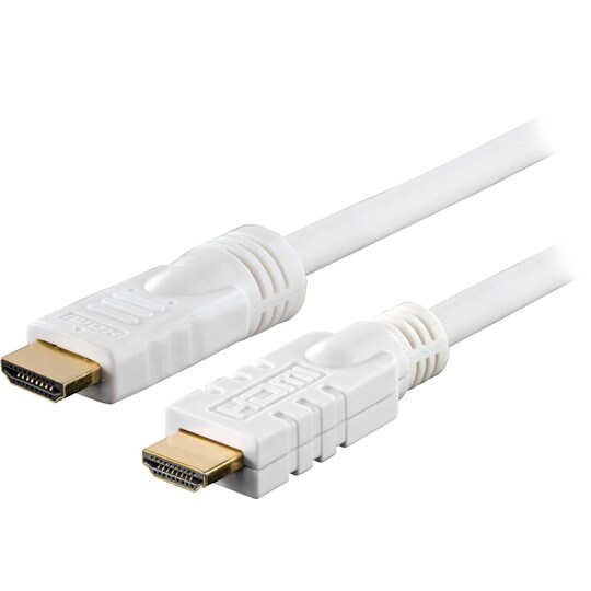 DELTACO aktivt HDMI kabel, HDMI High Speed with Ethernet, HDMI