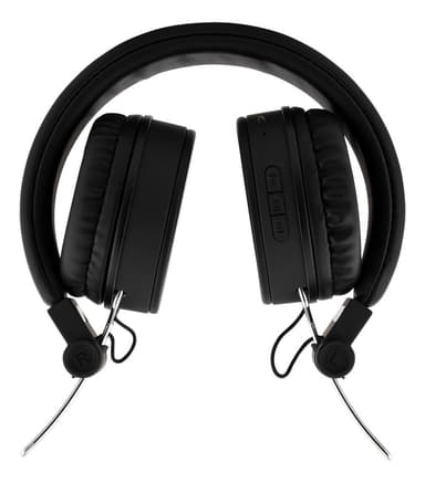 Foldbar on-ear BT headset, 3,5 mm, sort