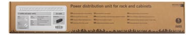 DELTACO 19"" PDU with 12x CEE 7/4 outlets, 3500W, power switch, alumini