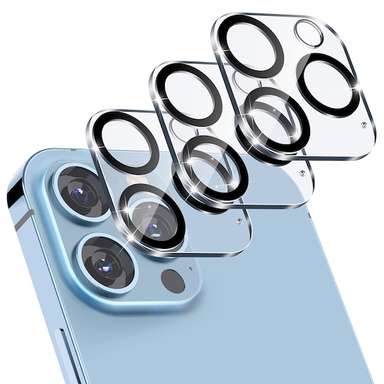 iPhone 13 Pro / 13 Pro Max objektivcover 3-pak Gennemsigtig