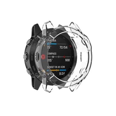 Beskyttelsescover kompatibel med Garmin Fenix 6/6 Pro TPU Clear