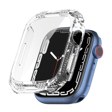 Apple Watch 7 45 mm urkasse PC / hærdet glas Gennemsigtig