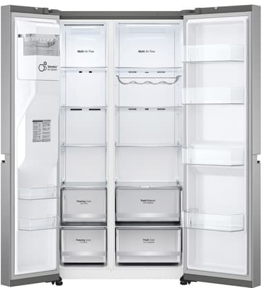 LG side-by-side-kølefryseskab GSLV70PZLE