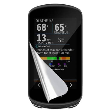 2-pak Skærmbeskytter PET film Garmin Edge 1030 Plus