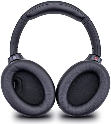 Ørepuder kompatible med Sony WH-1000XM4 Protein Læder Sort