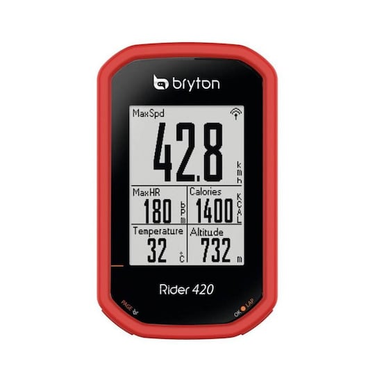 Silikone cover Bryton Rider 420 T - Rød