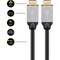 Højhastigheds HDMI™-kabel med Ethernet (Goobay Series 2.0)