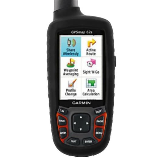 Silikone cover Garmin GPSMAP 62s - Sort