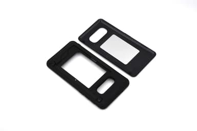 Samsung S10E cover med skjult kortholder TPU sort
