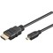 Goobay Højhastigheds HDMI™-kabel med Ethernet (Micro, 4K   60 Hz)