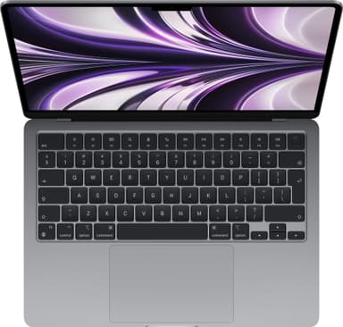 MacBook Air M2 2022 8/256 GB bærbar computer (Space Gray)