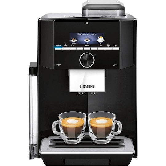 Siemens EQ9 S300 TI923509DE Fuldautomatisk kaffemaskine Sort