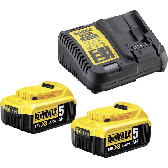 Dewalt DCB115P2-QW Værktøjsbatteri og oplader 1 stk