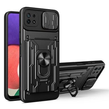 Skal med kameraskydd och dolt kortfack för Samsung Galaxy A22 5G