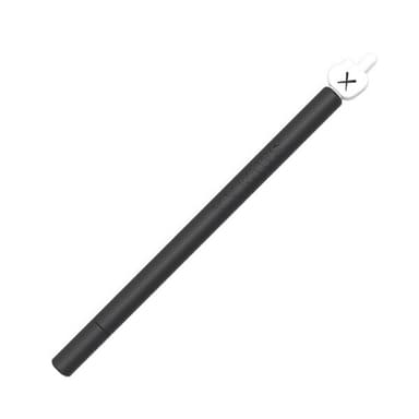 Silikonebeskyttelse med langfinger til Apple Pencil 2  Sort