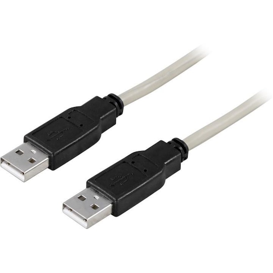 DELTACO USB 2.0 kabel Type A han - Type A han 3m