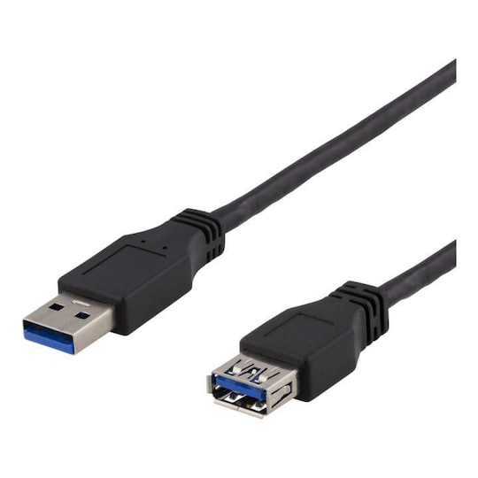 DELTACO USB 3.1 Gen1 Extension cable, 3m, USB-A male to USB-A female,