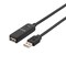 DELTACO PRIME USB 2.0  forlængerkabel, aktiv, Typ A han - Typ