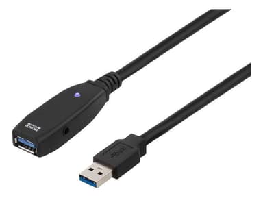 DELTACO USB 3.0-forlængerkabel, aktivt, A han - Type A han, 2 | Elgiganten