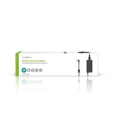 CCTV-strømadapter | 12 V DC | 5000 mA | 5,5 x 2,1 DC-stik