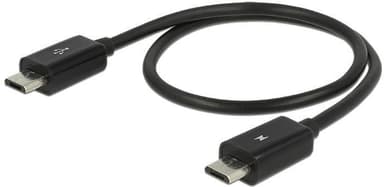 DeLOCK Power Sharing Cable, Type Micro B han - Type Micro B han OTG, 0